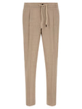Incotex Beige Virgin Wool Casual Pants