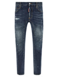 Dsquared² Blue Cotton Jeans Denim