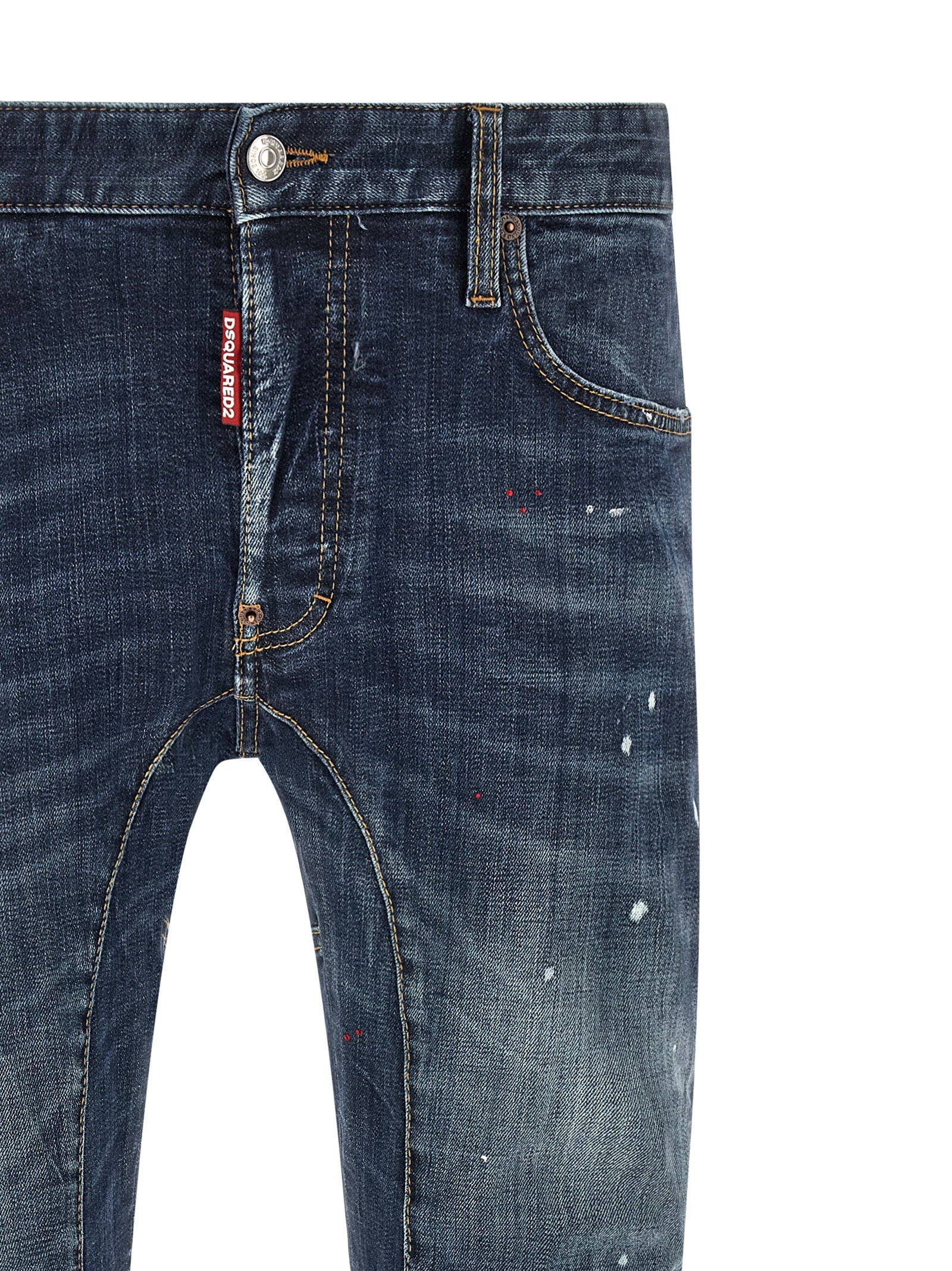 Dsquared² Blue Cotton Jeans Denim