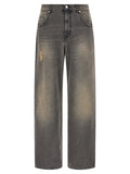SÉFR Black Cotton Jeans Denim