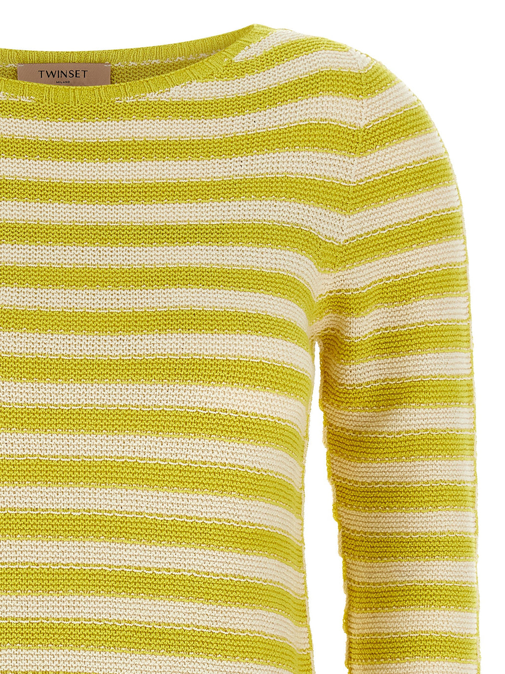 Twinset Bicolor Cotton Cardigan