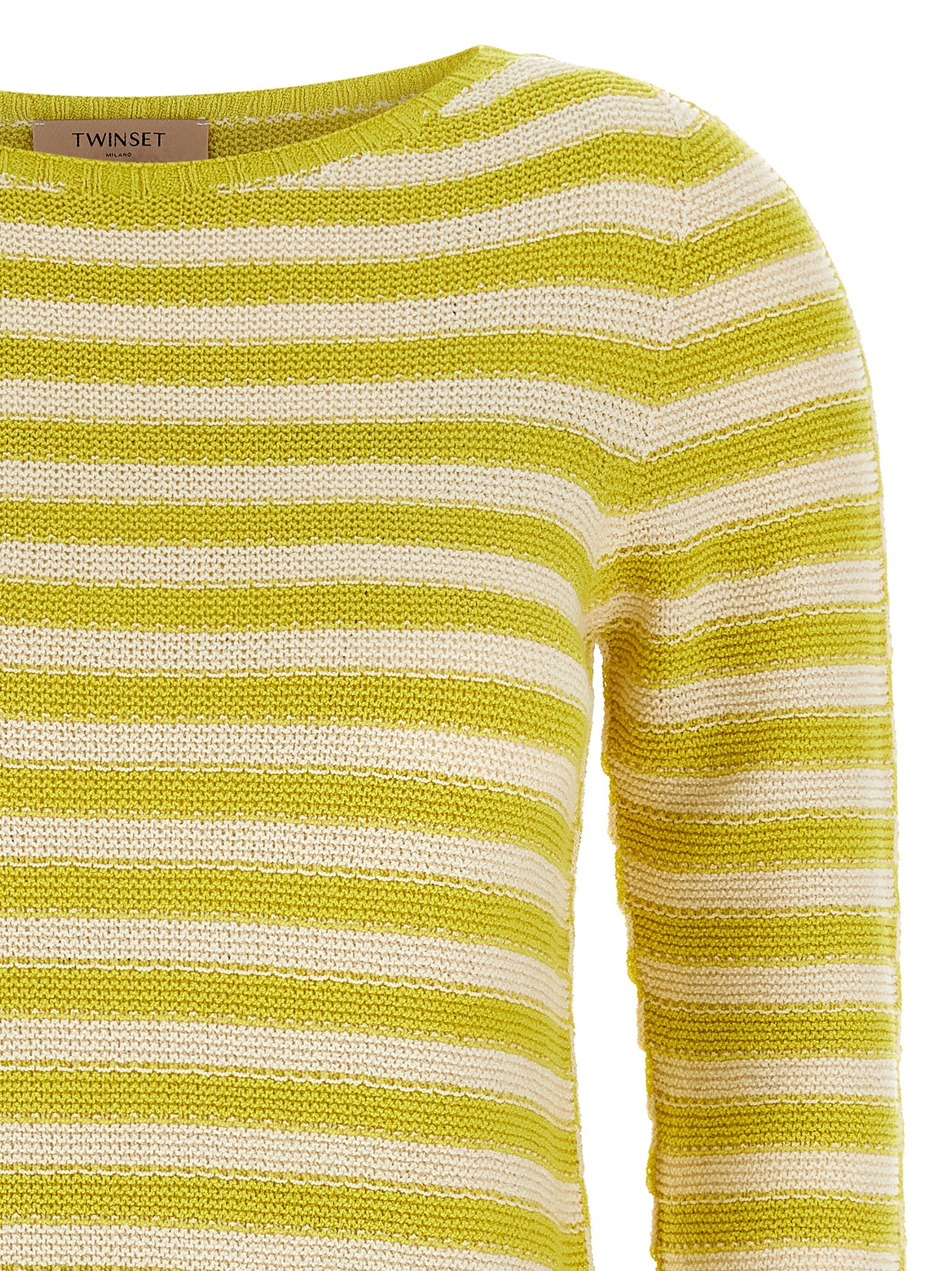 Twinset Bicolor Cotton Cardigan