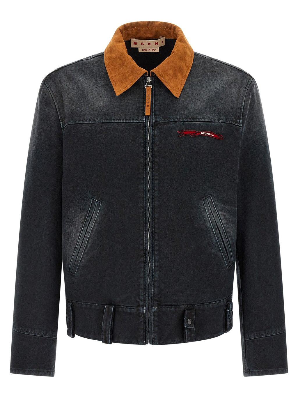 Marni Gray Cotton Denim Jacket