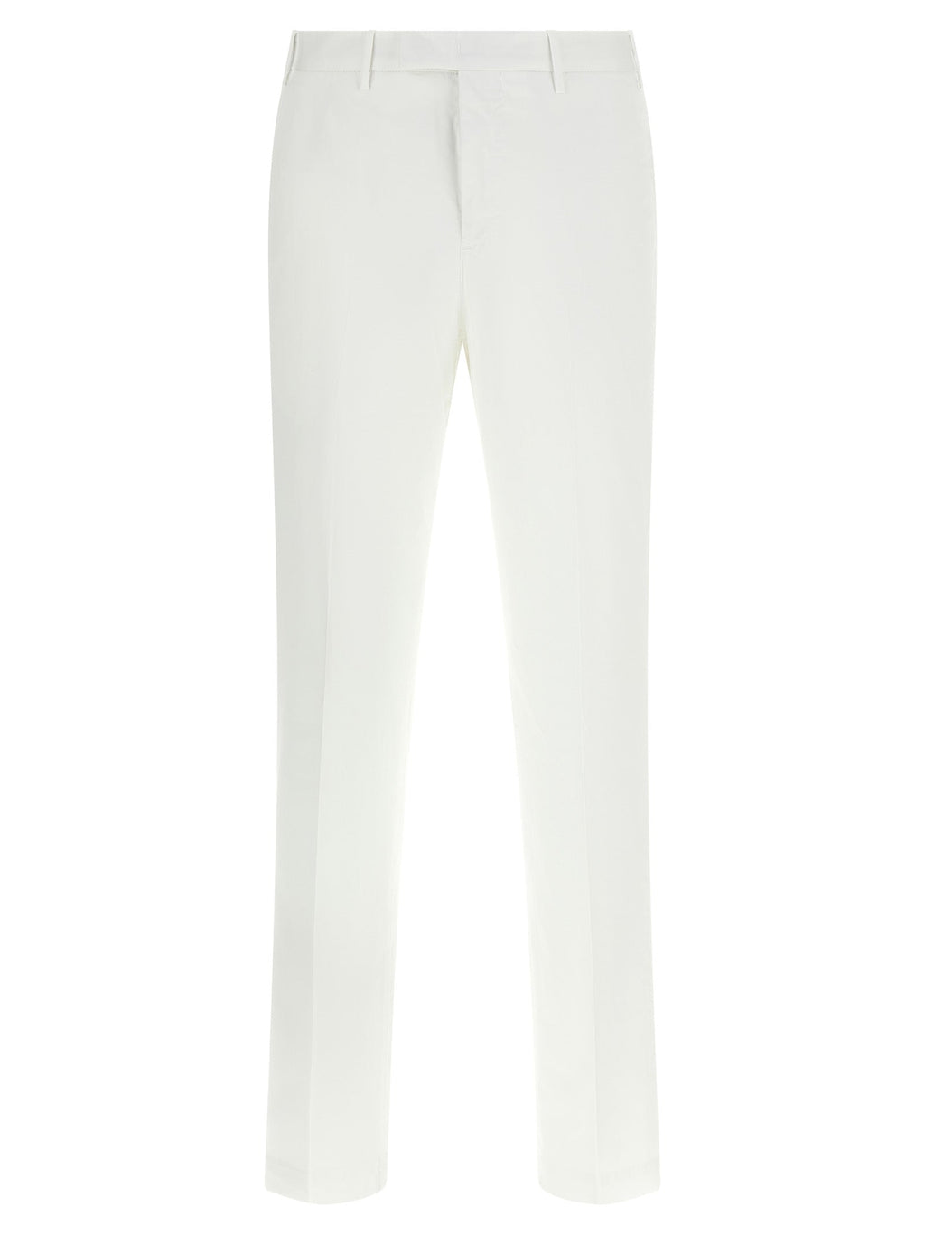 PT Torino White Cotton Dress Pants