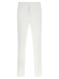 PT Torino White Cotton Dress Pants