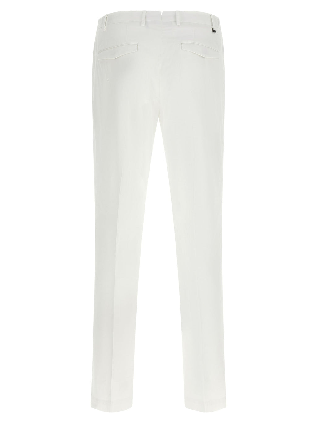 PT Torino White Cotton Dress Pants