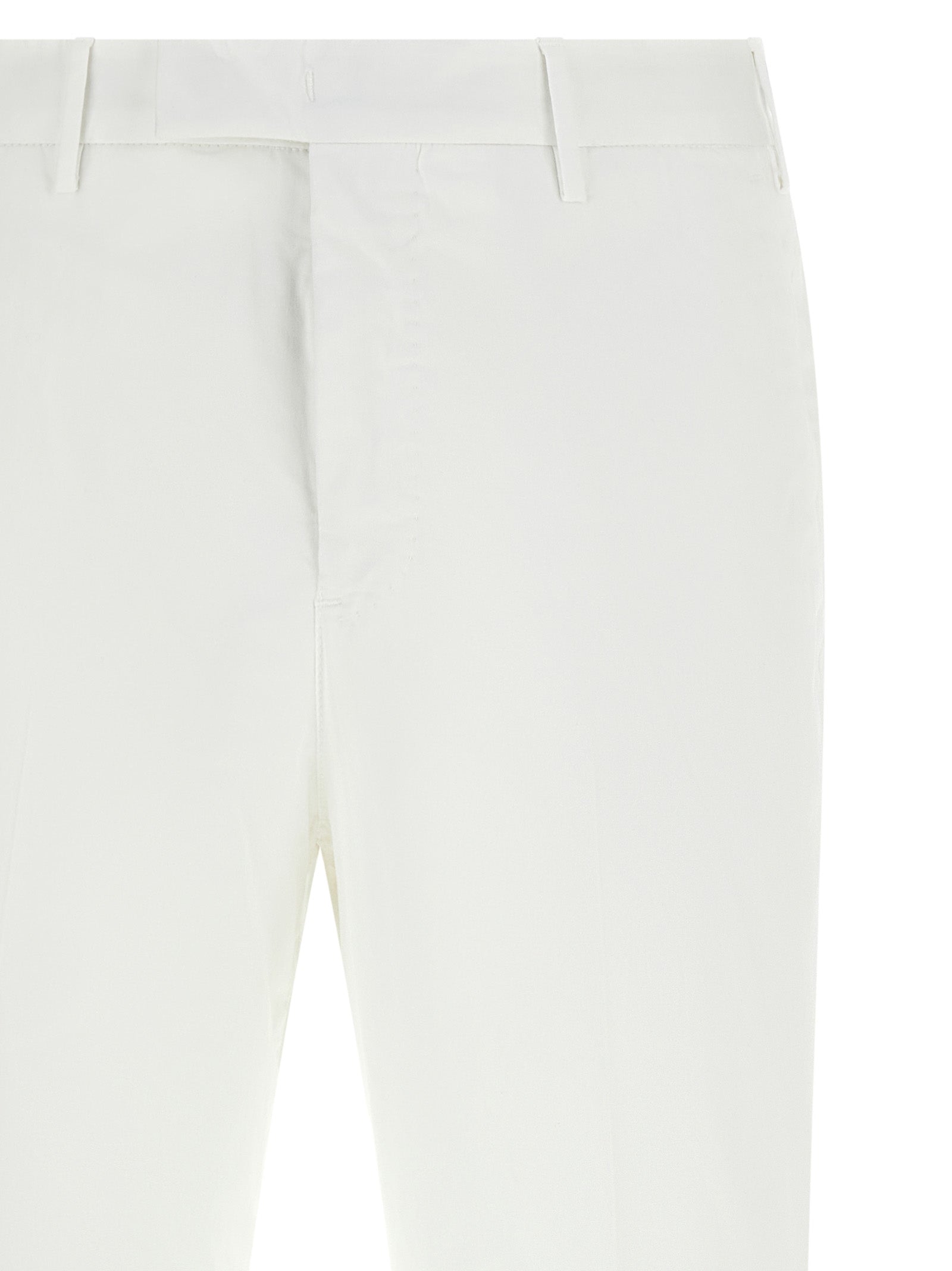PT Torino White Cotton Dress Pants