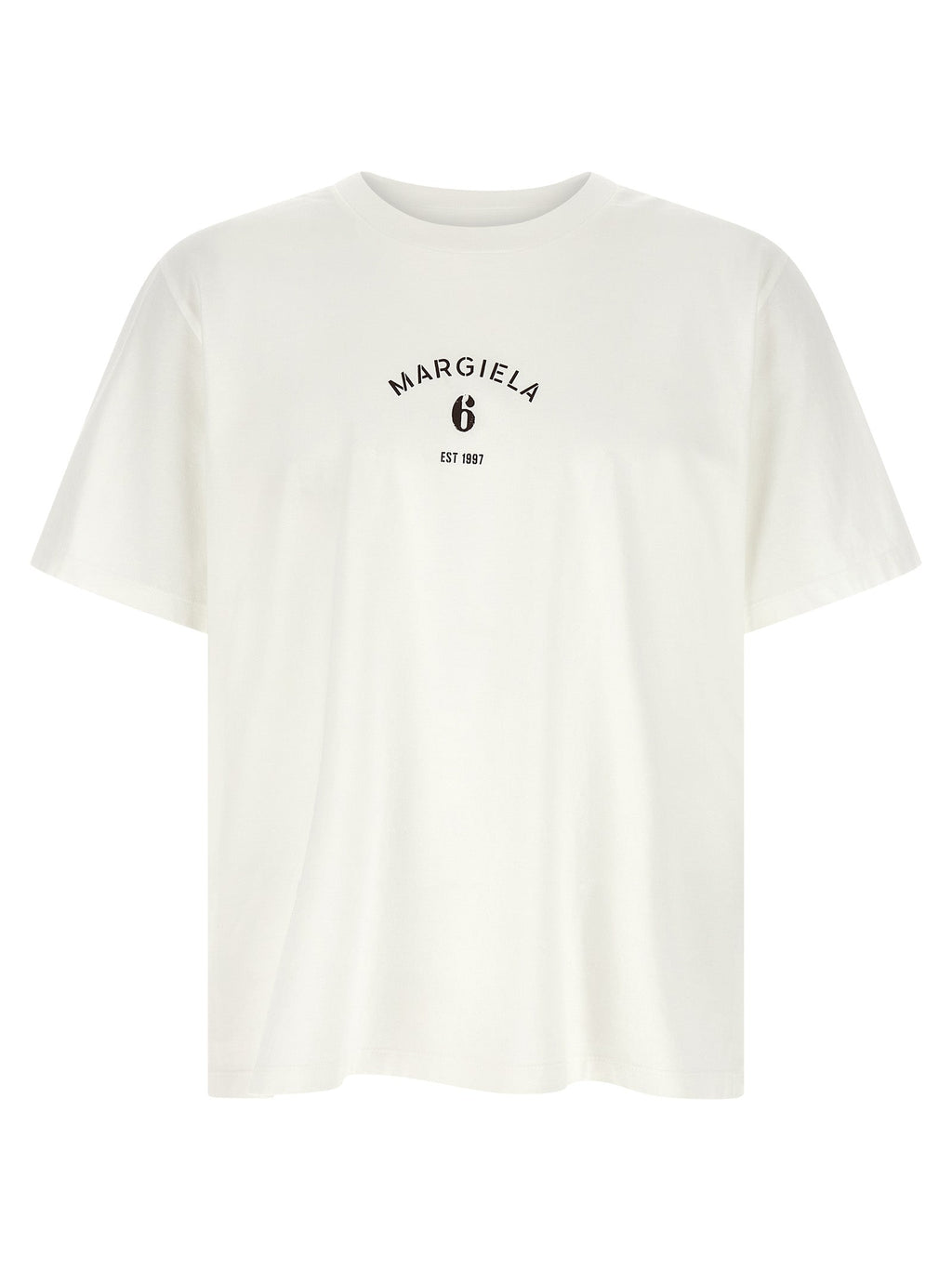 MM6 Maison Margiela White Cotton T-Shirt