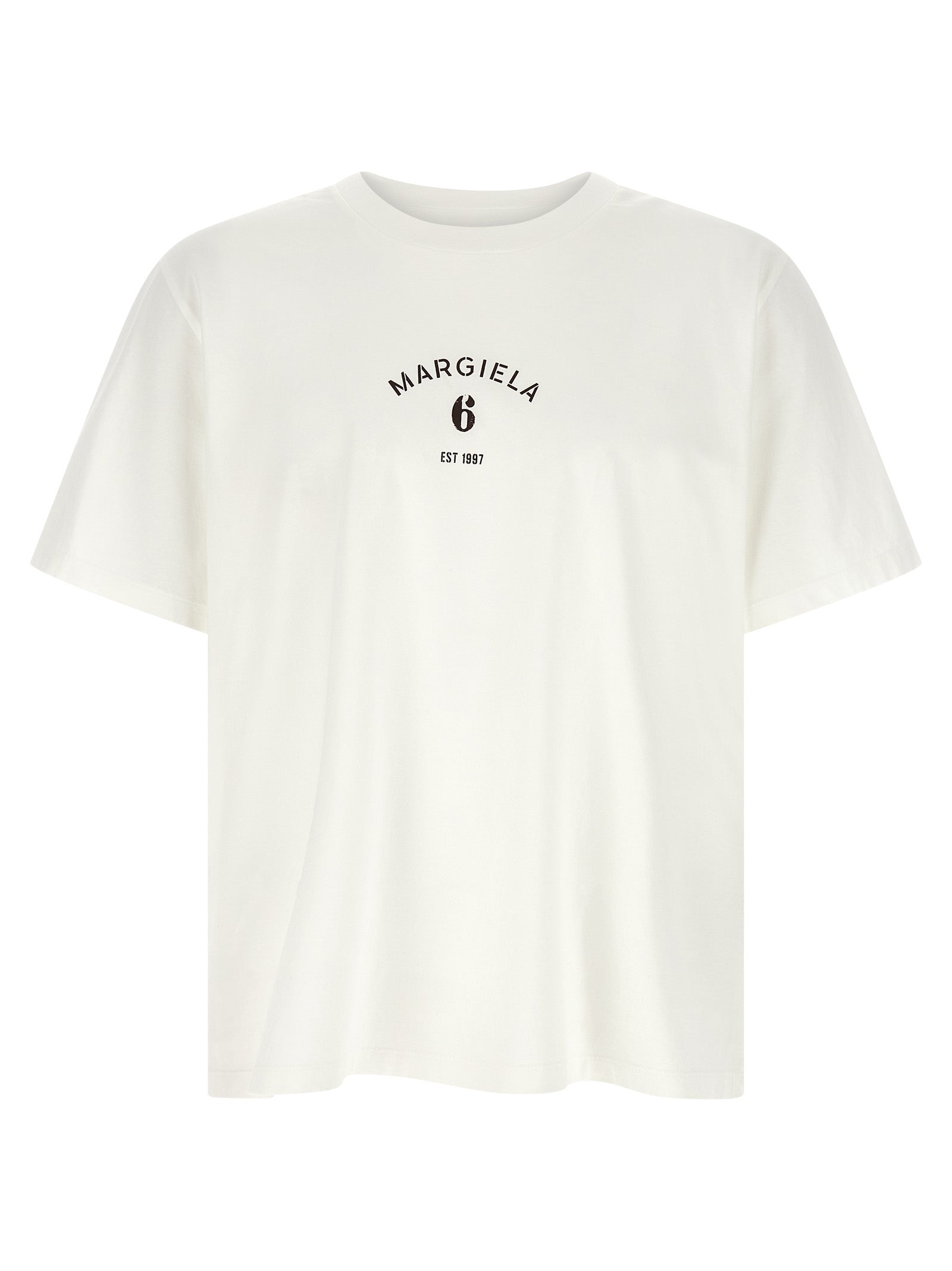 MM6 Maison Margiela White Cotton T-Shirt