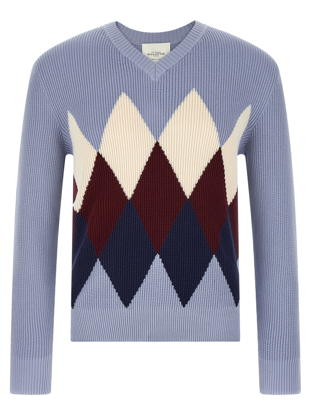 Ballantyne Blue Cotton Cardigan
