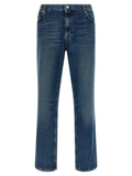 Department 5 Blue Cotton Straight-Leg Jeans