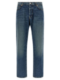 Department 5 Blue Cotton Straight-Leg Jeans