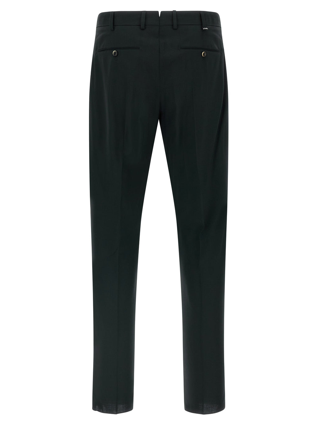 PT Torino Black Virgin Wool Pants