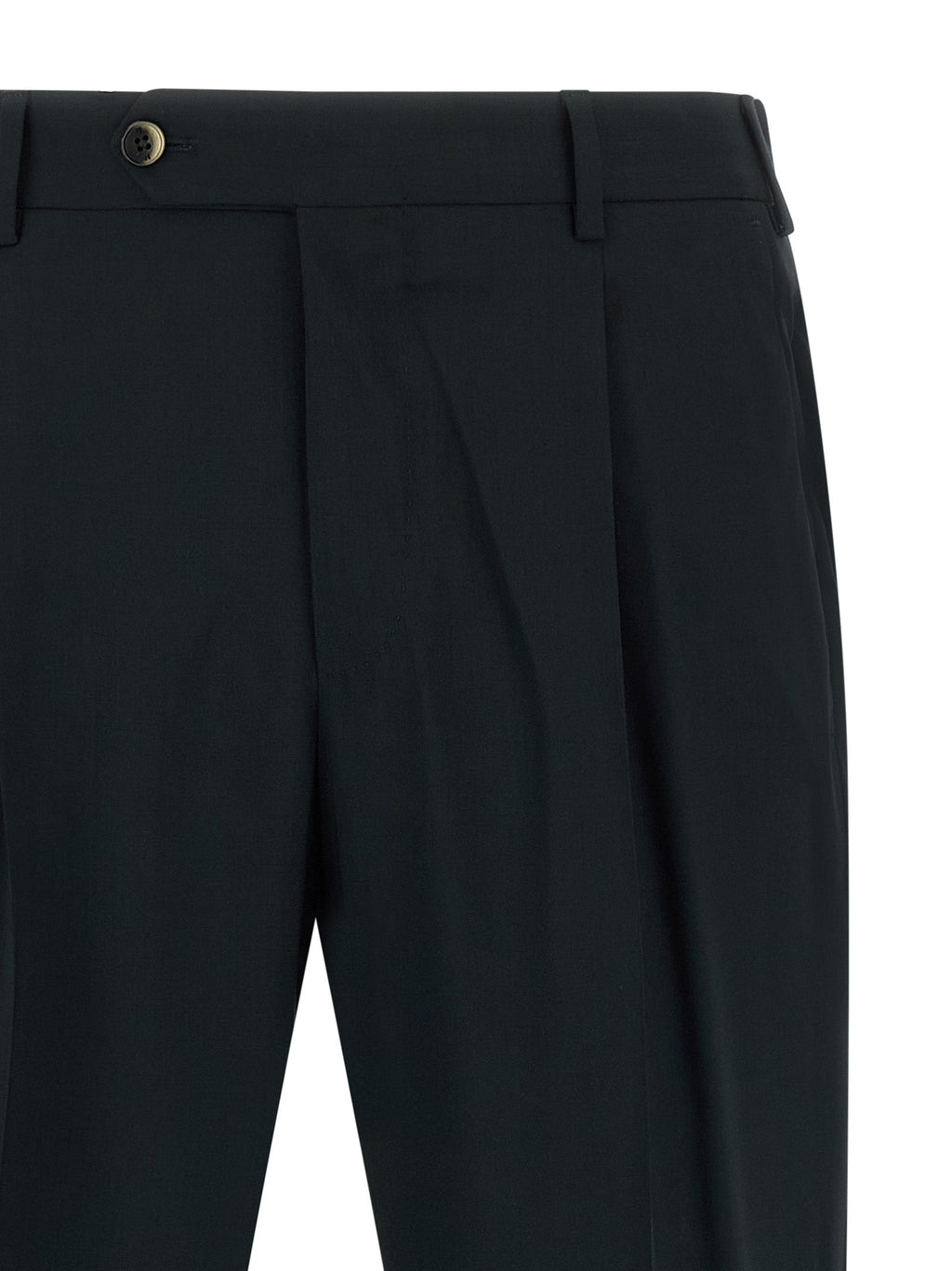 PT Torino Black Virgin Wool Pants