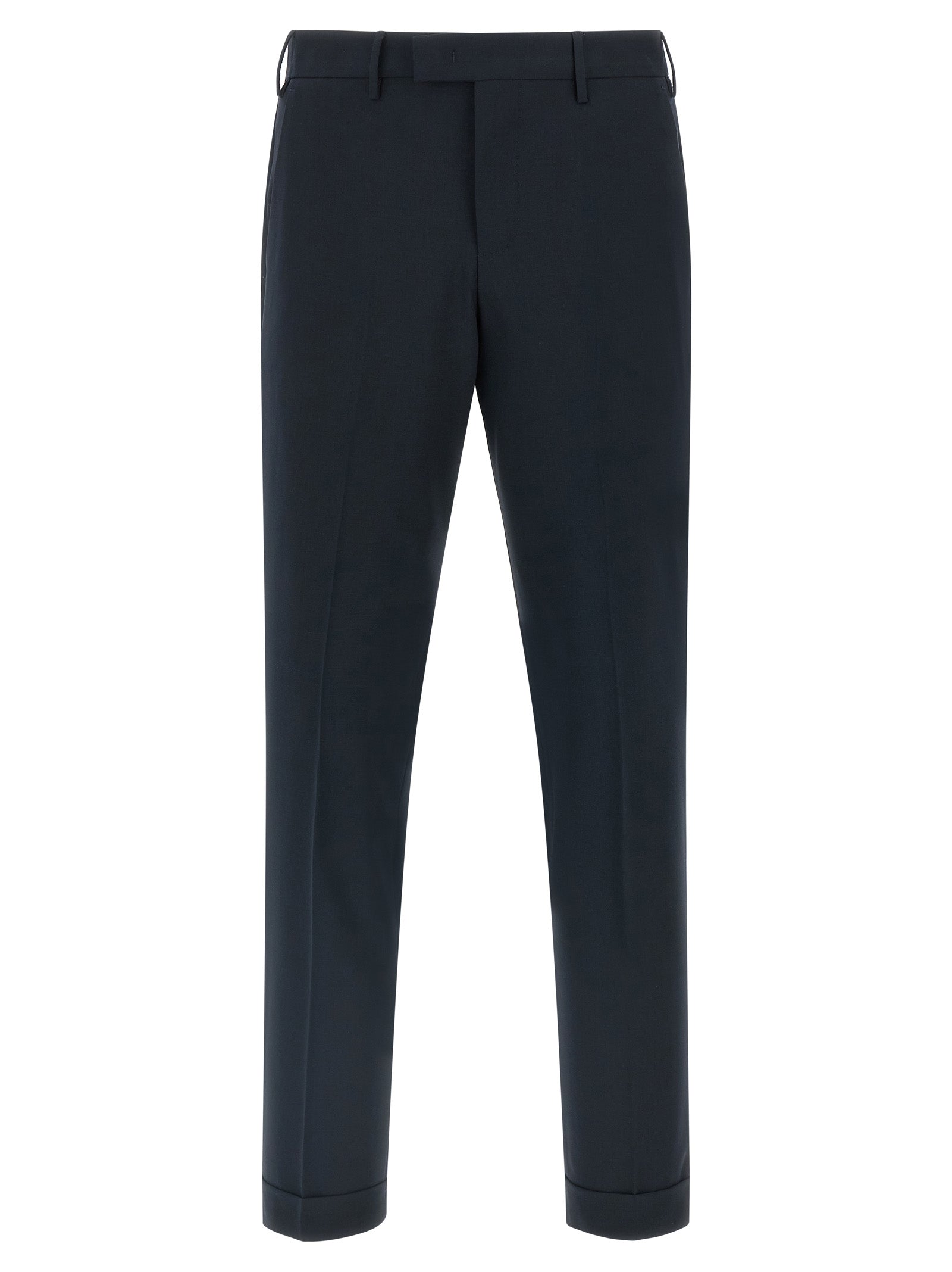 PT Torino Blue Virgin Wool Dress Pants