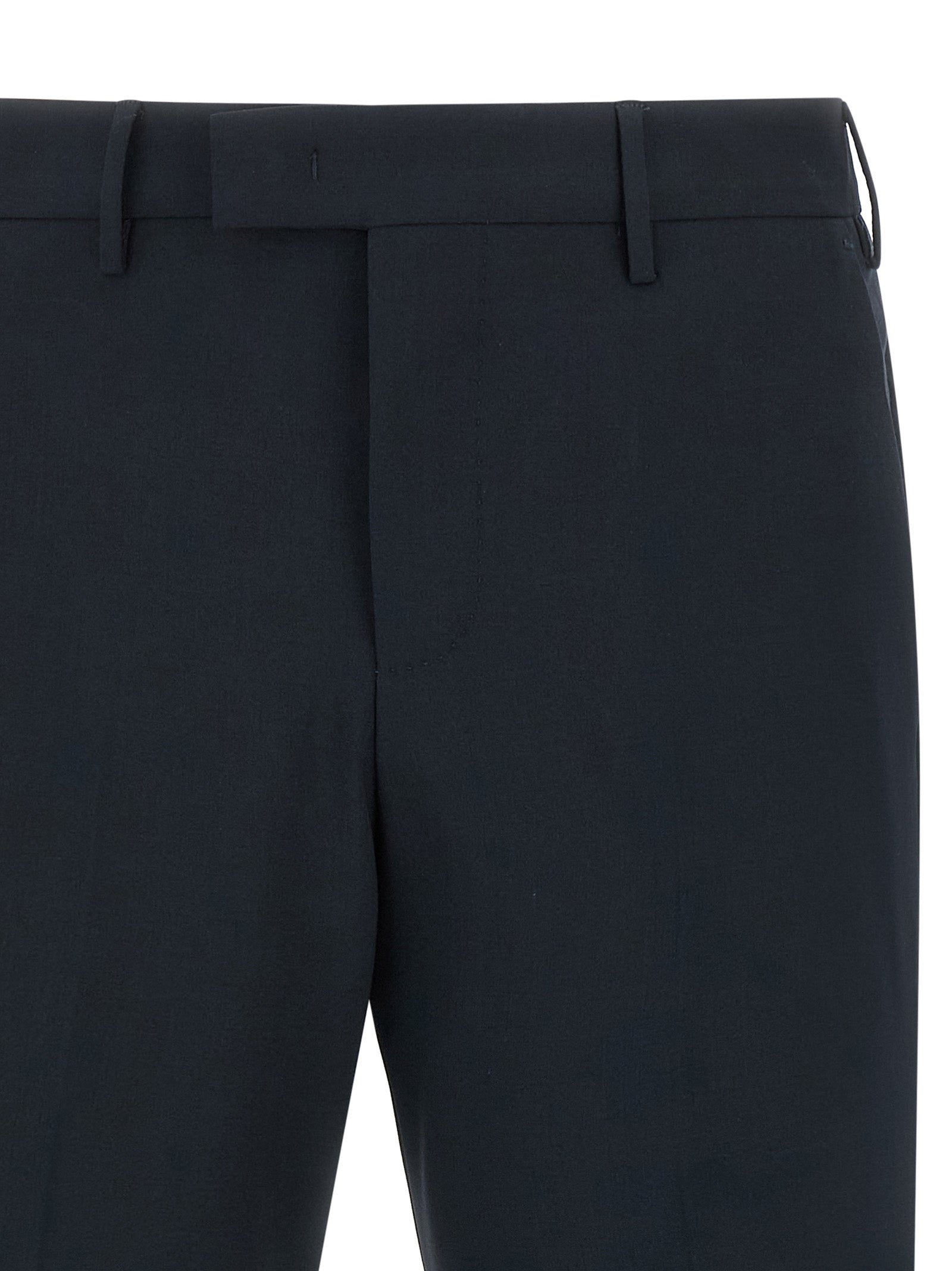 PT Torino Blue Virgin Wool Dress Pants