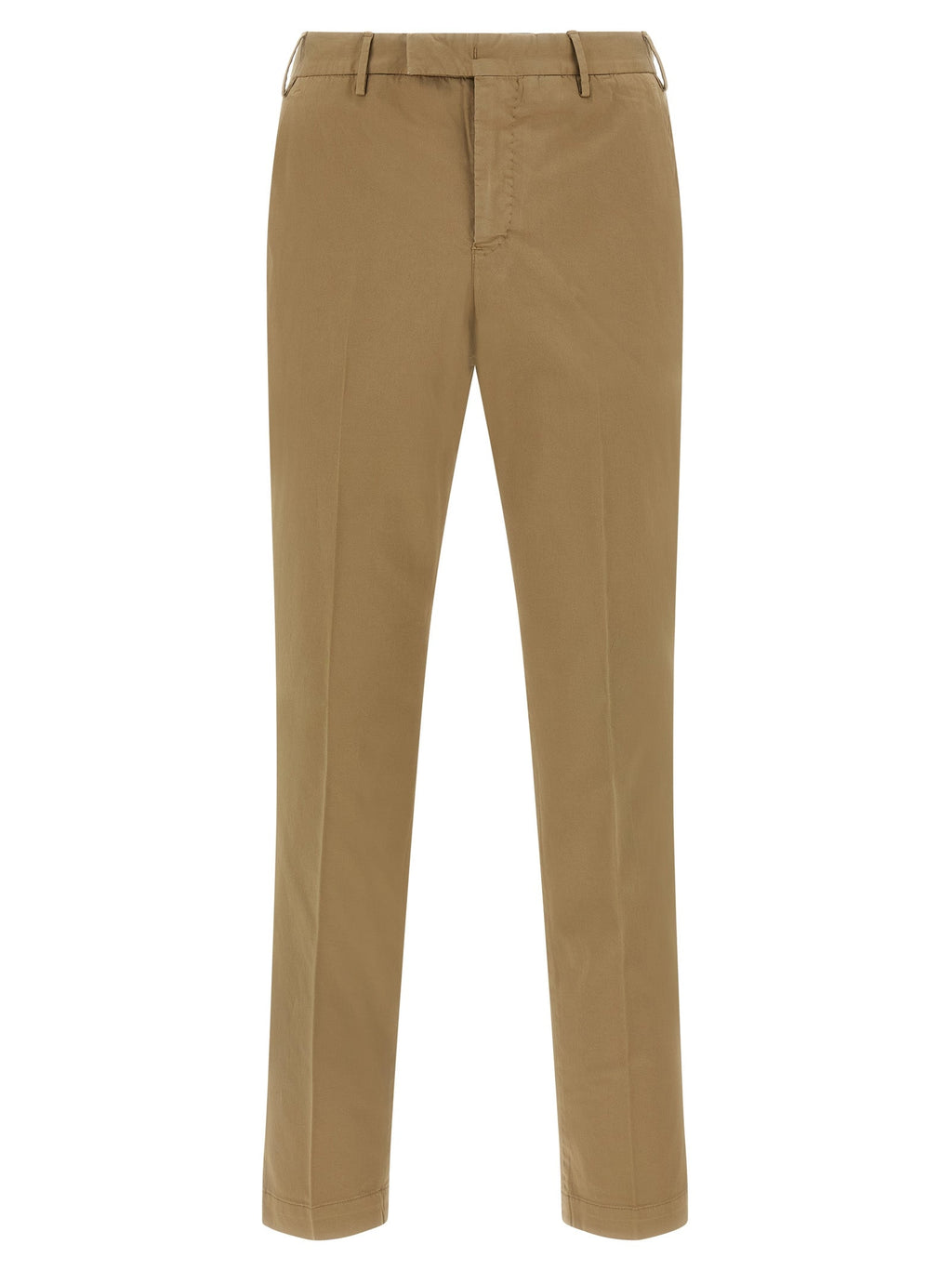PT Torino Brown Cotton Dress Pants