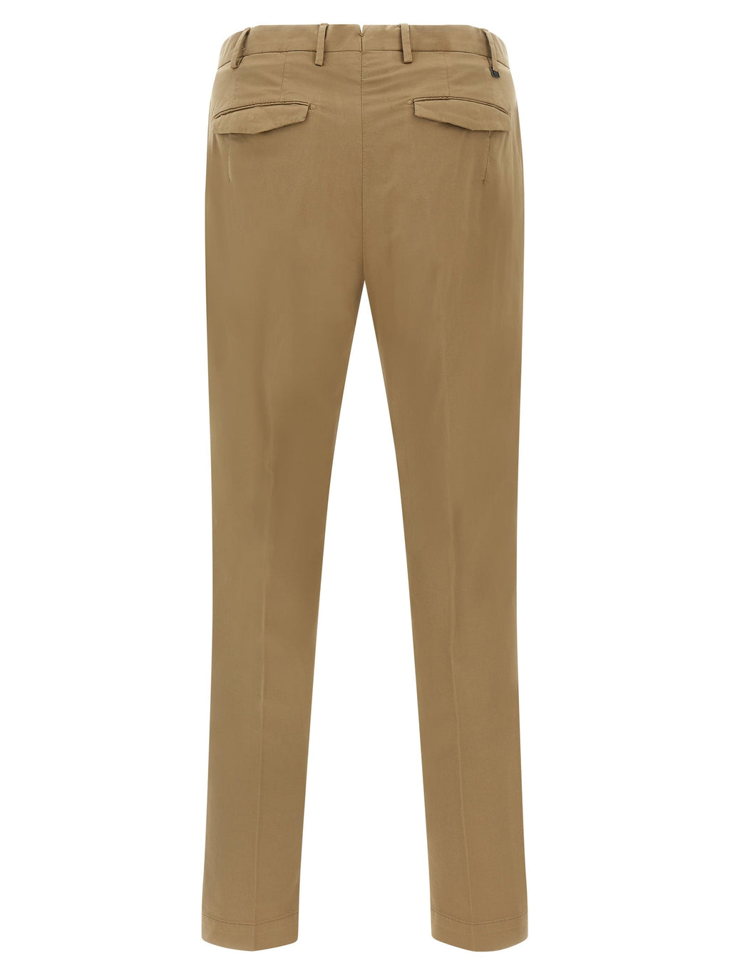 PT Torino Brown Cotton Dress Pants