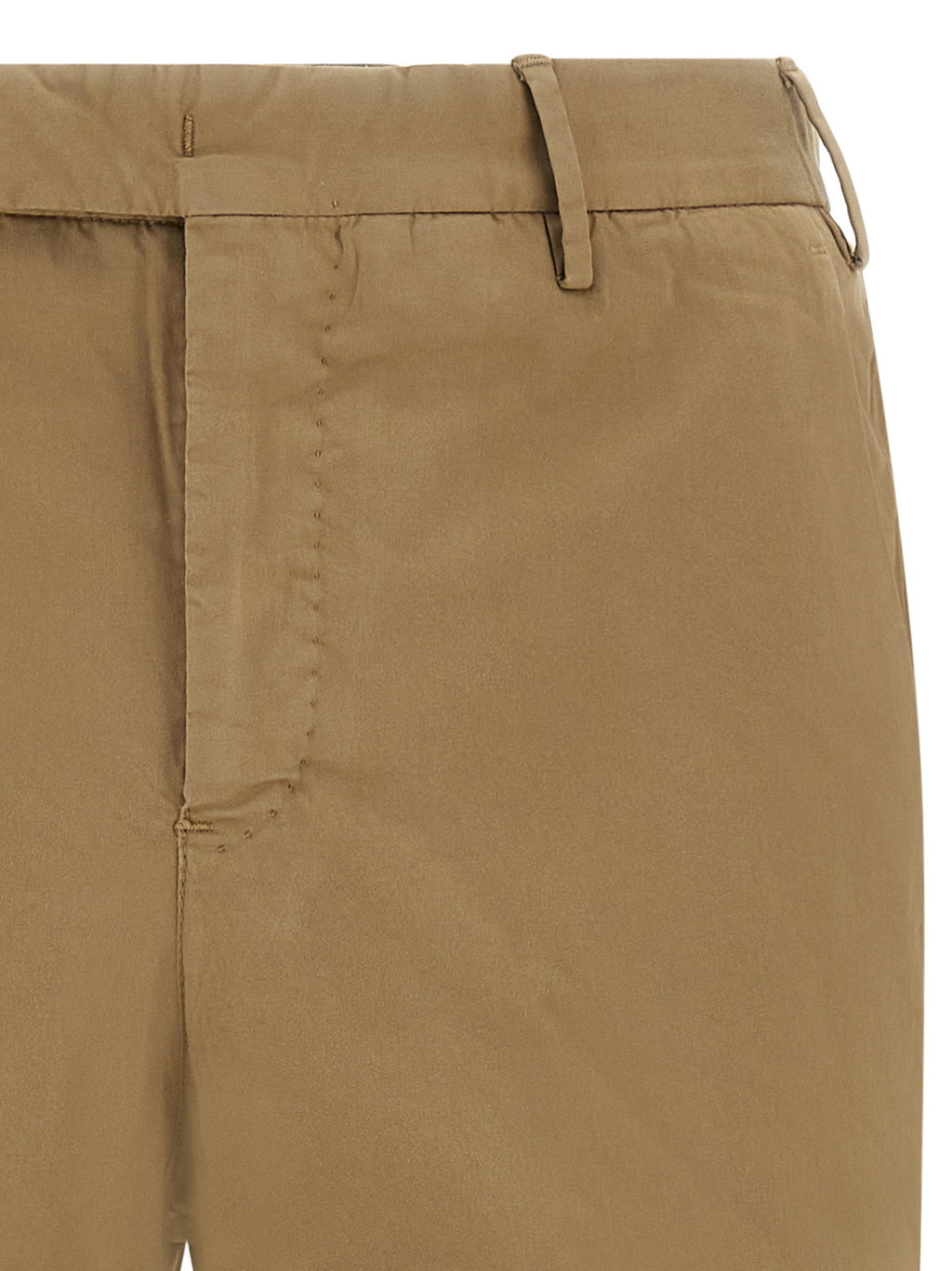 PT Torino Brown Cotton Dress Pants