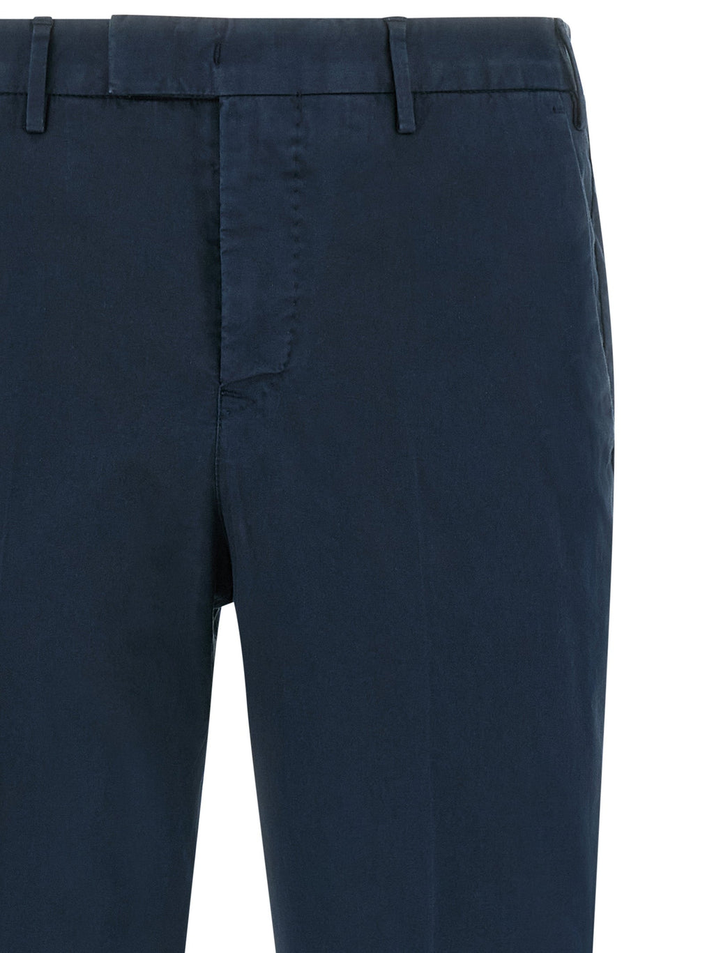 PT Torino Blue Cotton Casual Pants