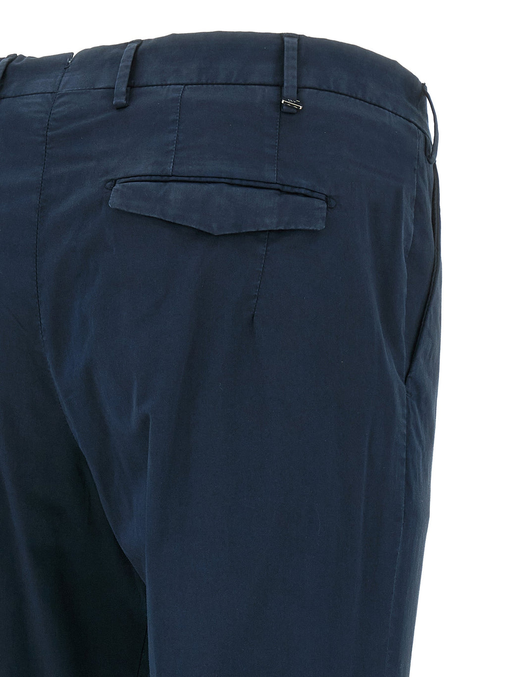 PT Torino Blue Cotton Casual Pants