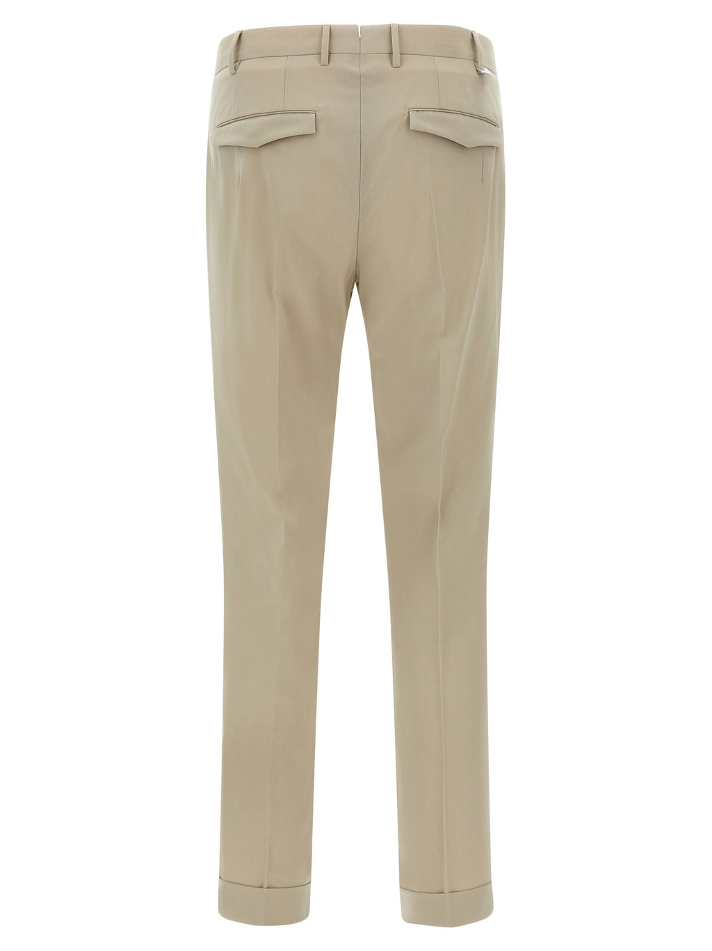 PT Torino Beige Virgin Wool Dress Pants