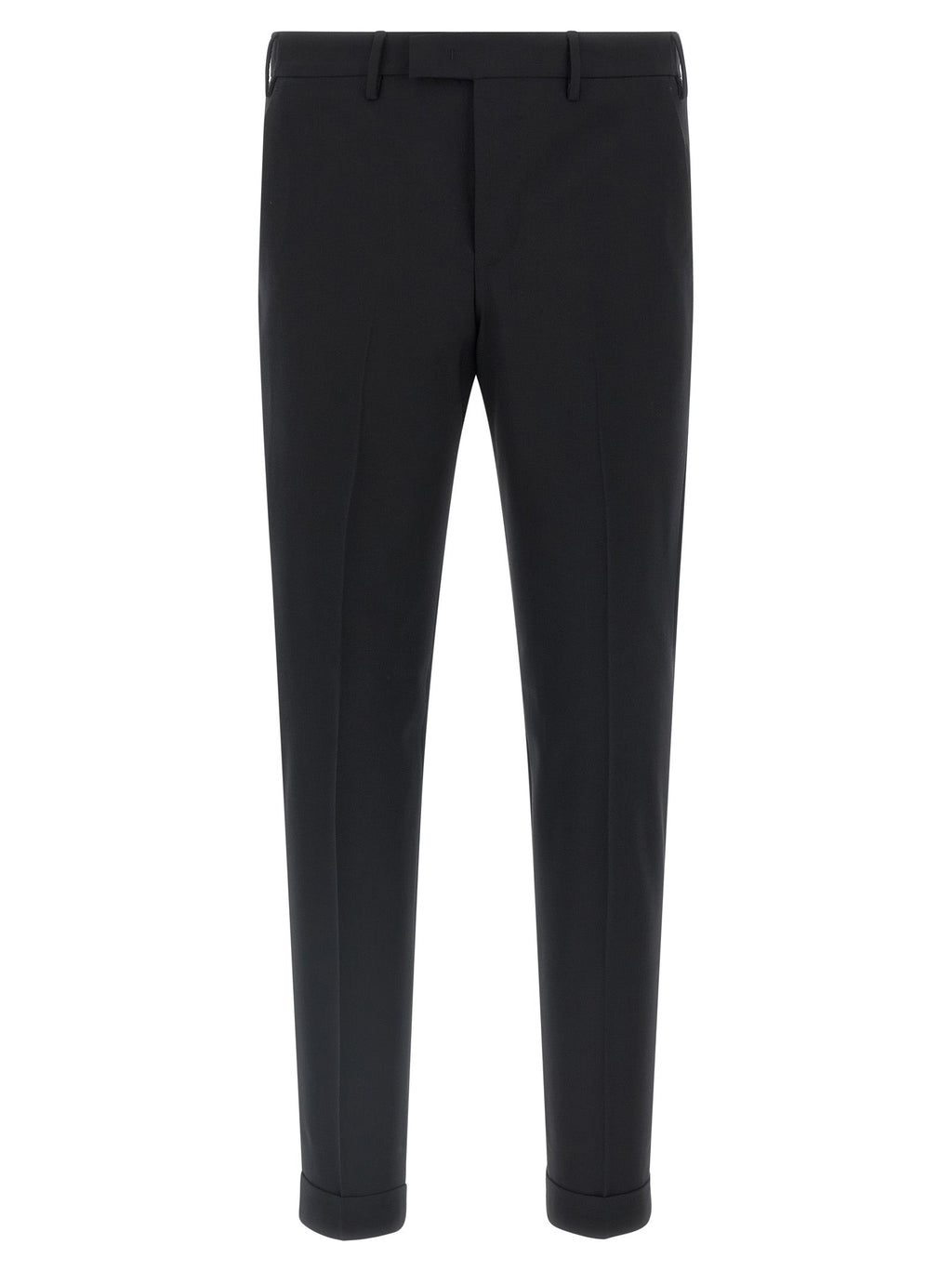 PT Torino Black Virgin Wool Dress Pants