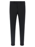 PT Torino Black Virgin Wool Dress Pants