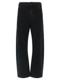 Entire Studios Black Cotton Straight-Leg Jeans