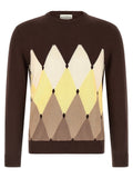 Ballantyne Brown Cotton Cardigan