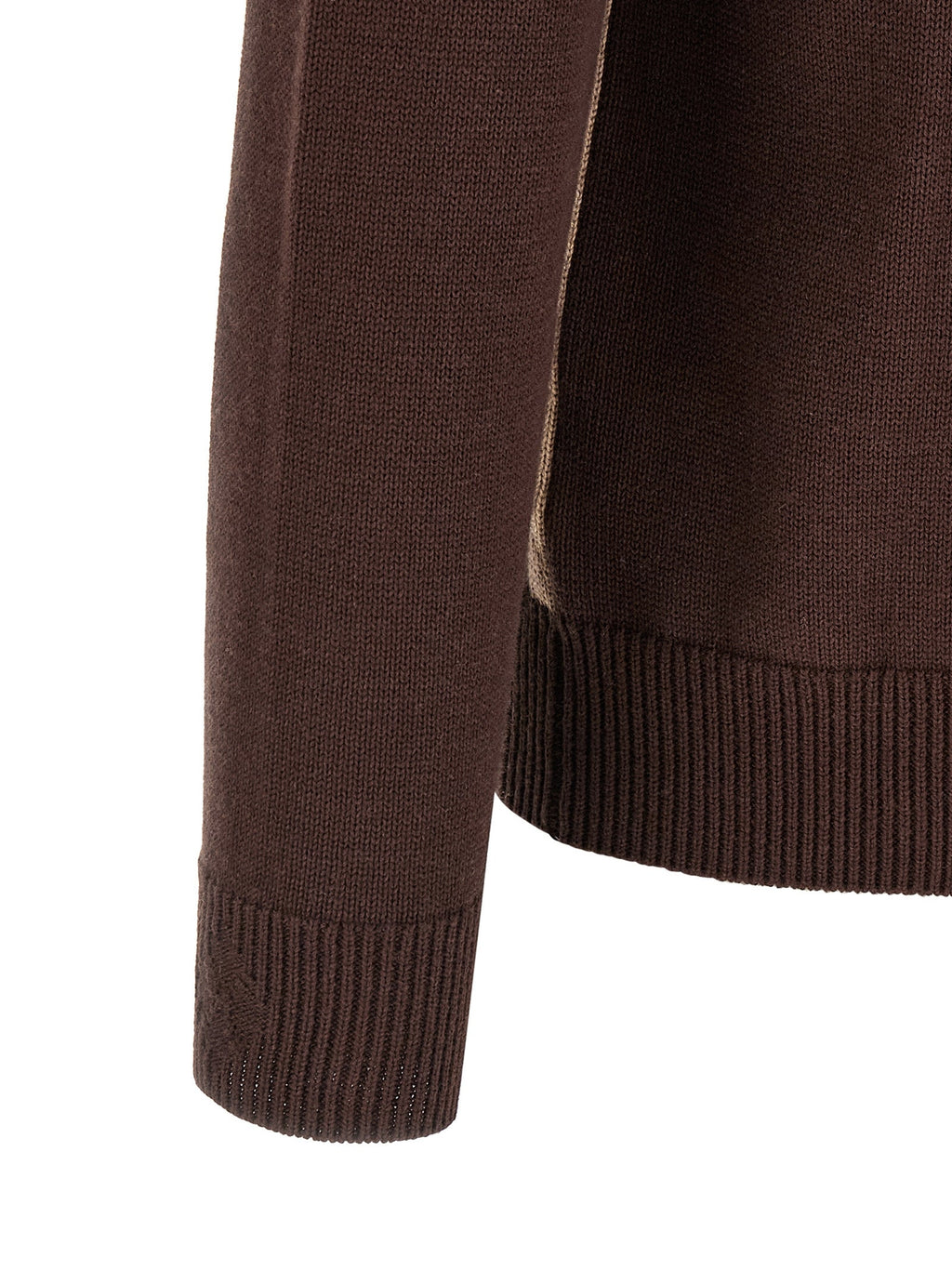 Ballantyne Brown Cotton Cardigan