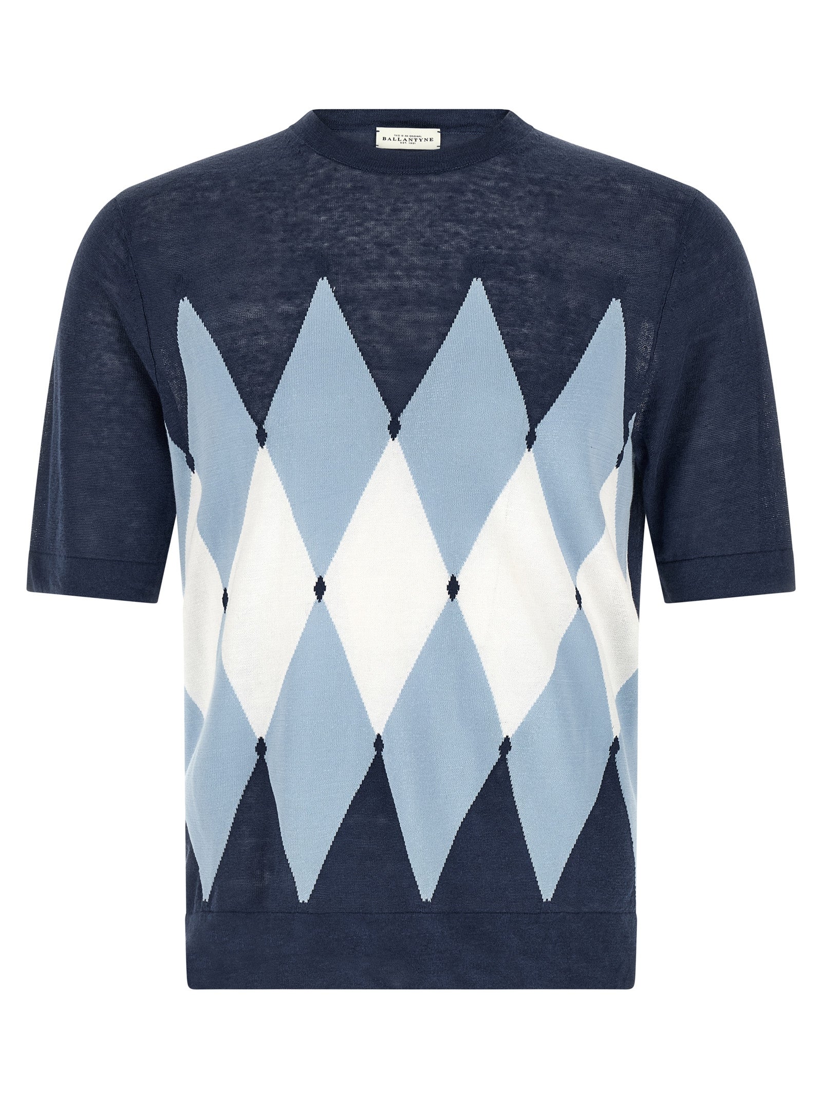 Ballantyne Blue Linen T-Shirt