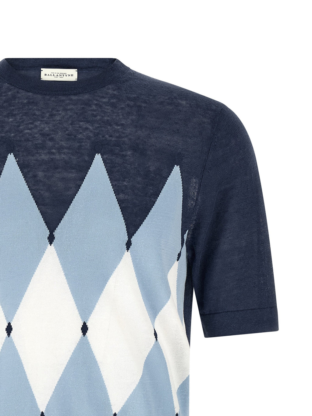 Ballantyne Blue Linen T-Shirt