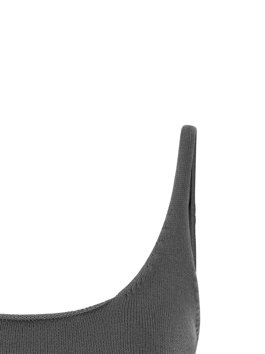 Entire Studios Gray Cotton Sport Bra
