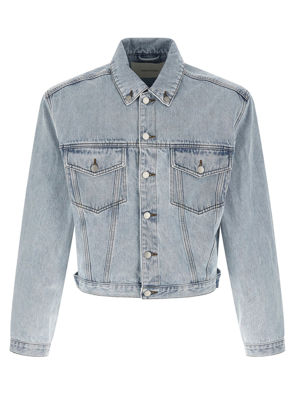 Entire Studios Blue Cotton Denim Jacket