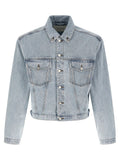 Entire Studios Blue Cotton Denim Jacket