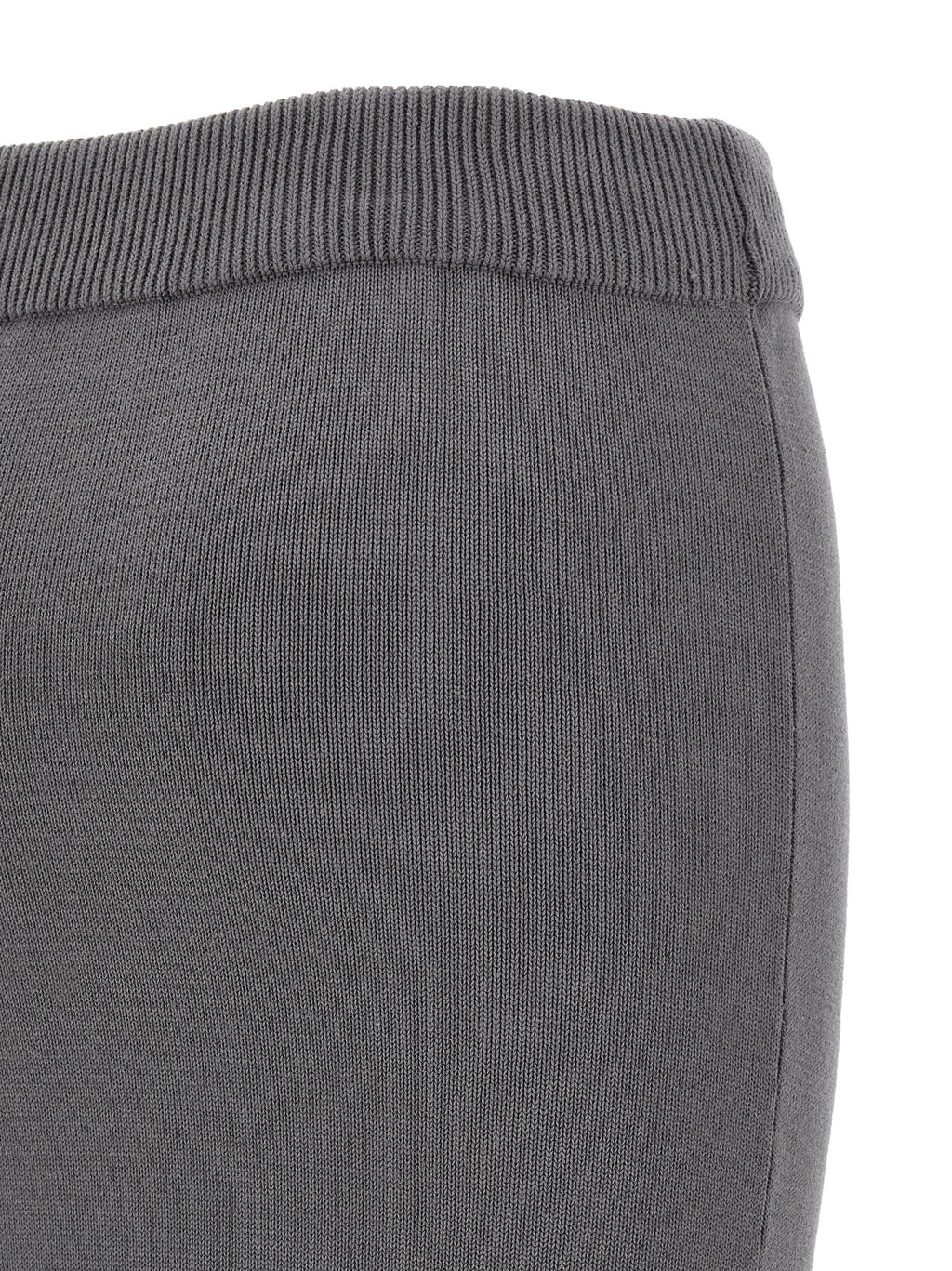 Entire Studios Gray Cotton Midi Skirt