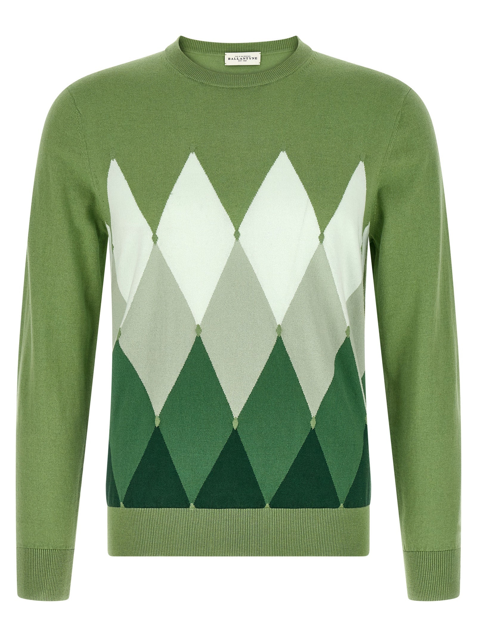 Ballantyne Bicolor Cotton Cardigan