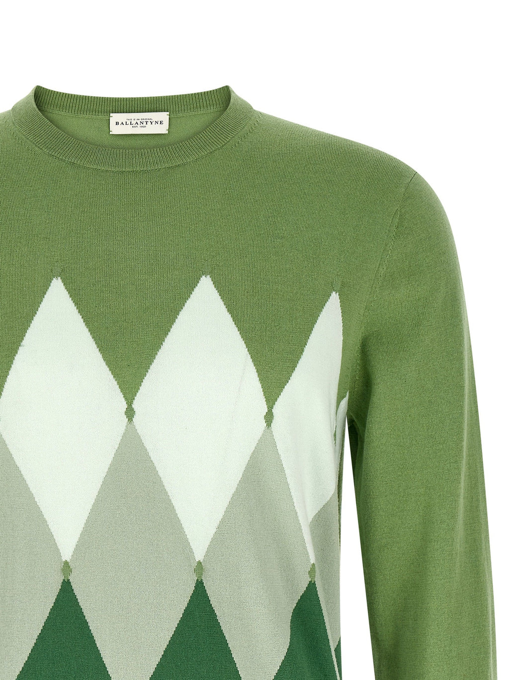 Ballantyne Bicolor Cotton Cardigan
