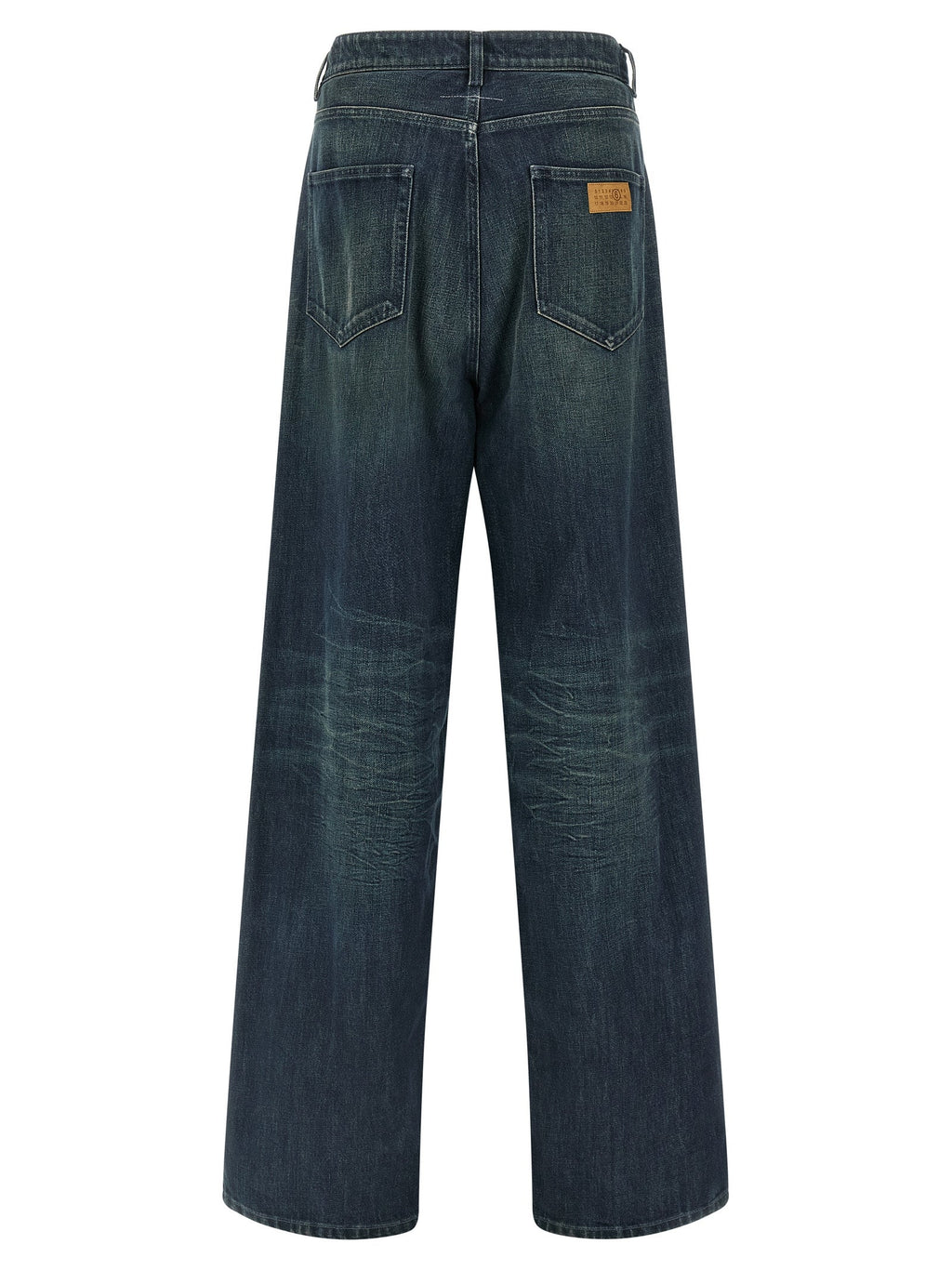 MM6 Maison Margiela Blue Cotton Jeans Denim