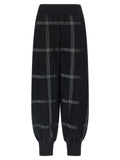 PLEATS PLEASE ISSEY MIYAKE Black Polyester Casual Pants