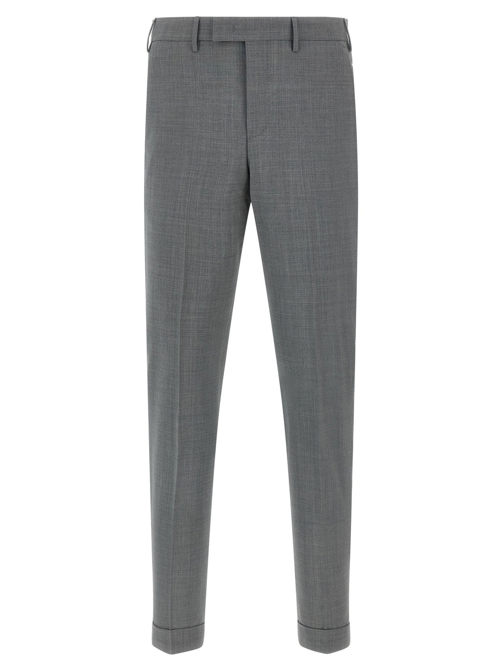 PT Torino Gray Virgin Wool Dress Pants