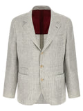 Brunello Cucinelli Beige Linen Blazer