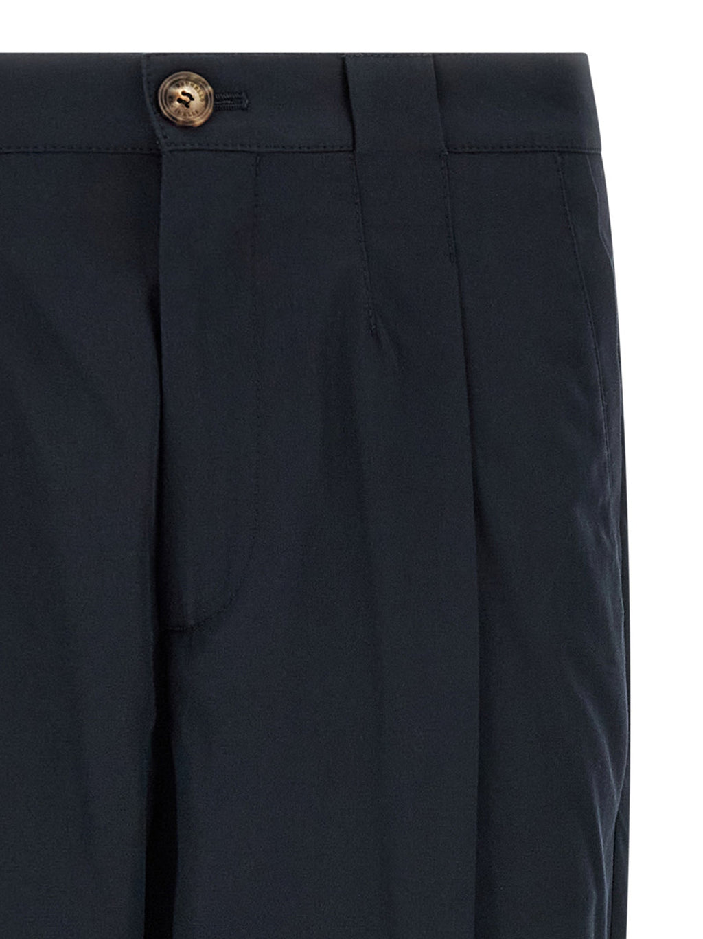 Brunello Cucinelli Blue Cotton Chino Pants