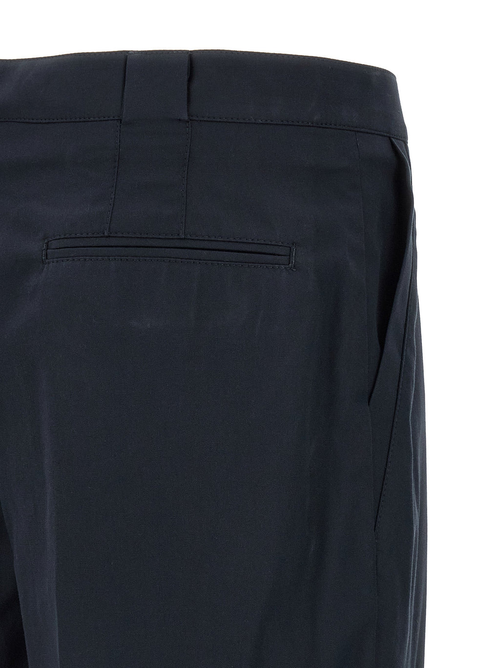 Brunello Cucinelli Blue Cotton Chino Pants