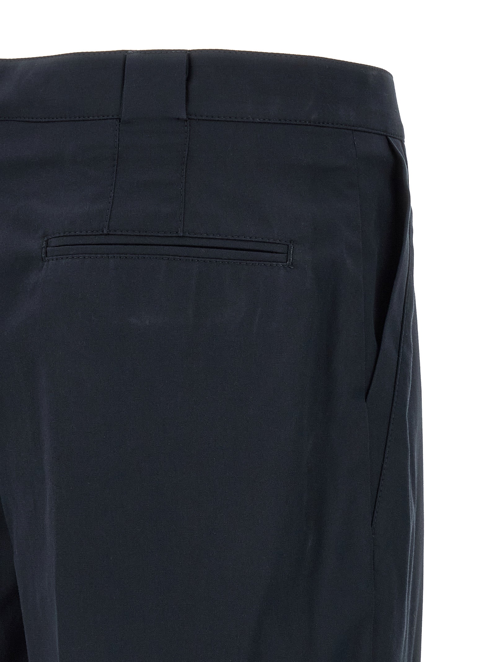 Brunello Cucinelli Blue Cotton Chino Pants