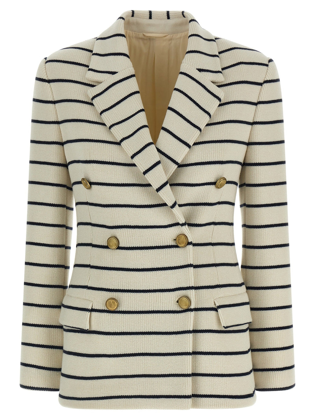 Brunello Cucinelli Blue Cotton Blazer