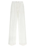 Herno White Cotton Casual Pants