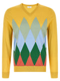 Ballantyne Bicolor Cotton Cardigan