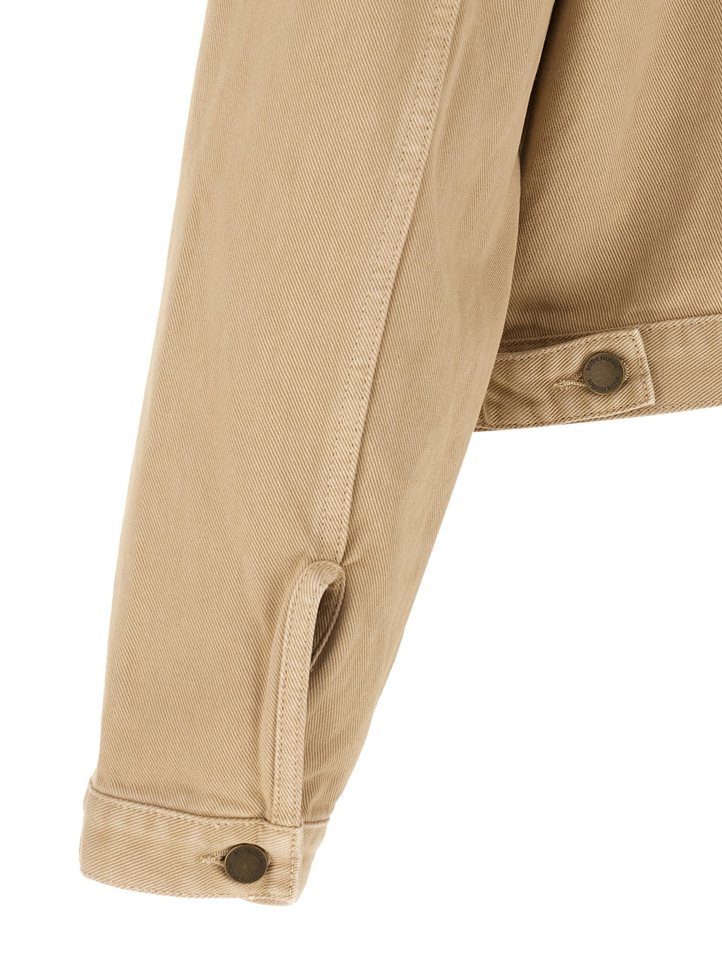 Entire Studios Beige Cotton Denim Jacket